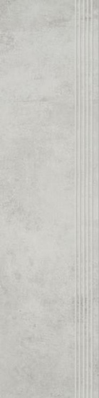 Scratch Bianco Stopnica Prosta Nacinana Mat 29,8x119,8