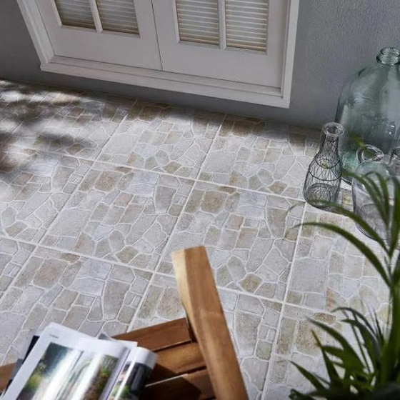 Piazza Grey Mix Struktura 45x45