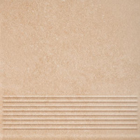 Mattone Sabbia Beige Stopnica Prosta 30x30