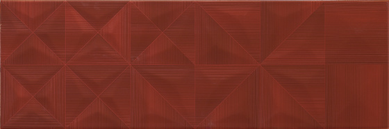 Modern Line Red Structure 25x75