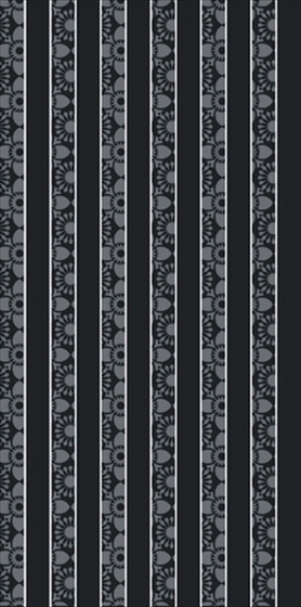 Inserto Piumetta Nero Paski 29,5x59,5