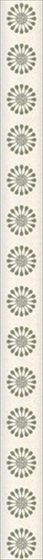 Listwa Piumetta Bianco Murano 2,3x29,5