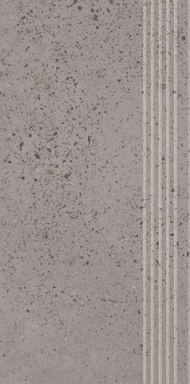 Industrialdust Light Grys Stopnica Nacinana Mat 29,8x59,8
