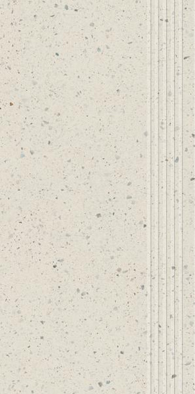 Moondust Bianco Stopnica Prosta Nacinana Półpoler 29,8x59,8