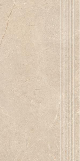 Sunnydust Light Beige Stopnica Prosta Nacinana Mat 29,8x59,8