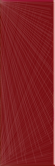 Inserto Yoshioka Karmazyn Szklane 20x60