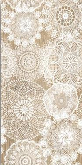 Mandala Wood Deko Mat 30x60