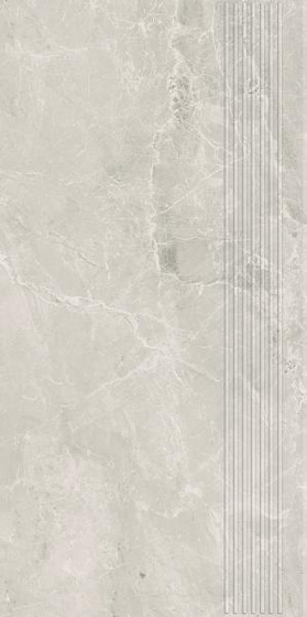 Little Rocks White Stopnica Prasowana Mat 29,8x59,8