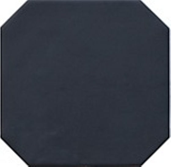 Octagon Negro Mate 20x20