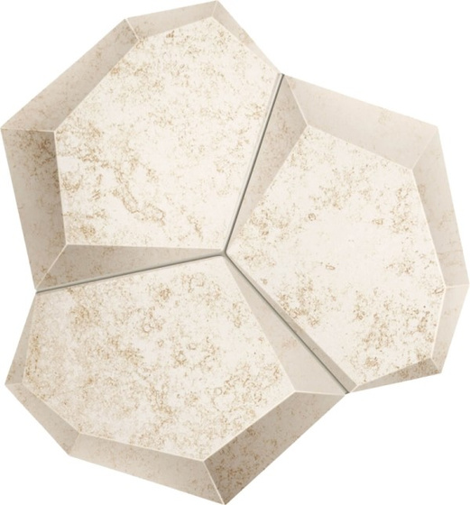 Alabaster Shine White Mozaika 19x21