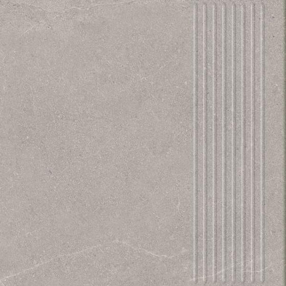 Rokton Grey Stopnica Prosta Struktura Mat 30x30