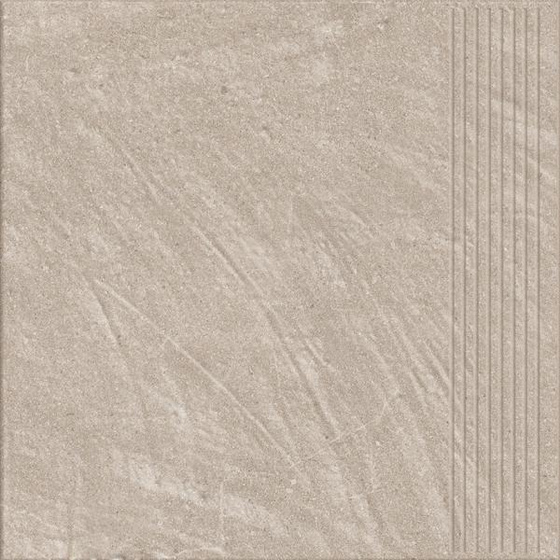 Rokton Beige Stopnica Prosta Struktura Mat 30x30