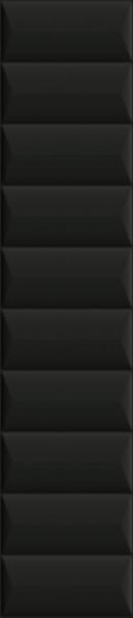Duo Tonne Black Cegiełka Struktura Mat D 6,5x29,8