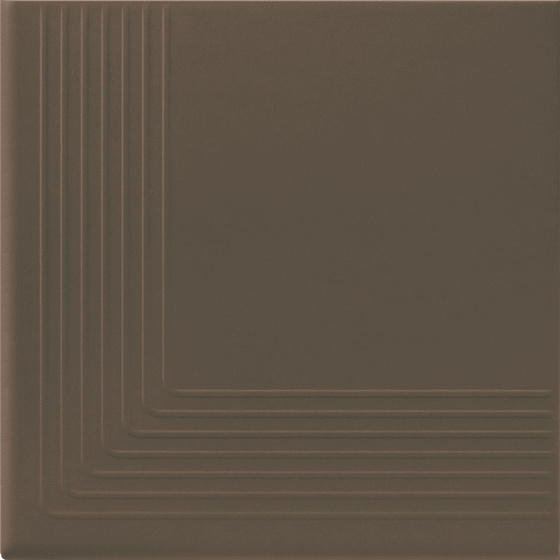 Simple Brown Stopnica Narożna 30x30