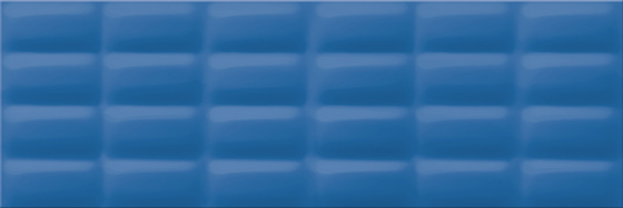 Blue Glossy Pillow Structure 25x75