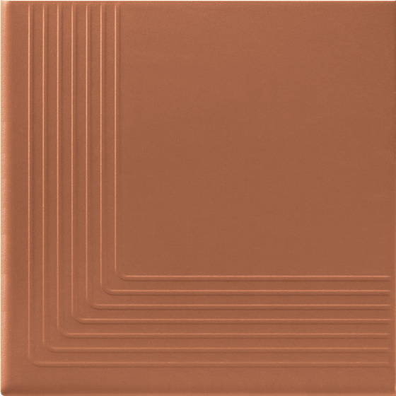 Simple Red Stopnica Narożna 30x30