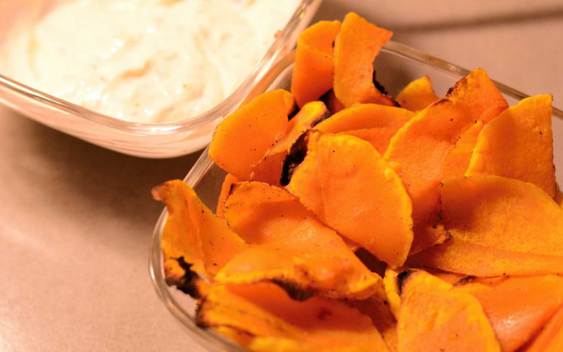 TIME2TRI Rezept-Tipp: Kürbis-Chips
