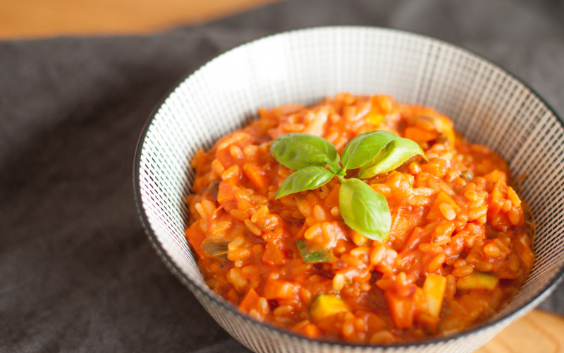 Quick lunch: Tomatenrisotto