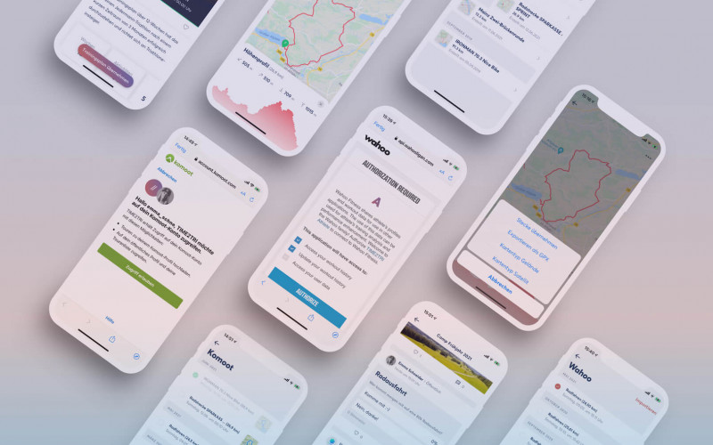Verknüpfungen mit Wahoo und Komoot, neue Streckenfunktionen - Update Athlete App im Juni 2021