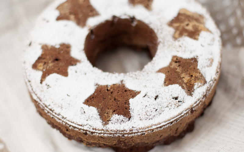 Perfekt für den Weihnachtskaffee: gesunder Gewürzuchen