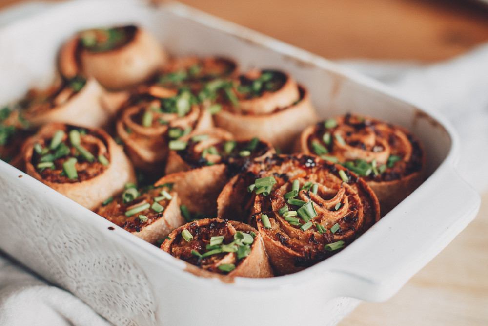 Allgäuer Heimatgruß: vegetarische Krautkrapfen