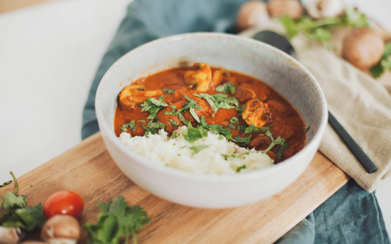 The taste of India: Champignon-Masala