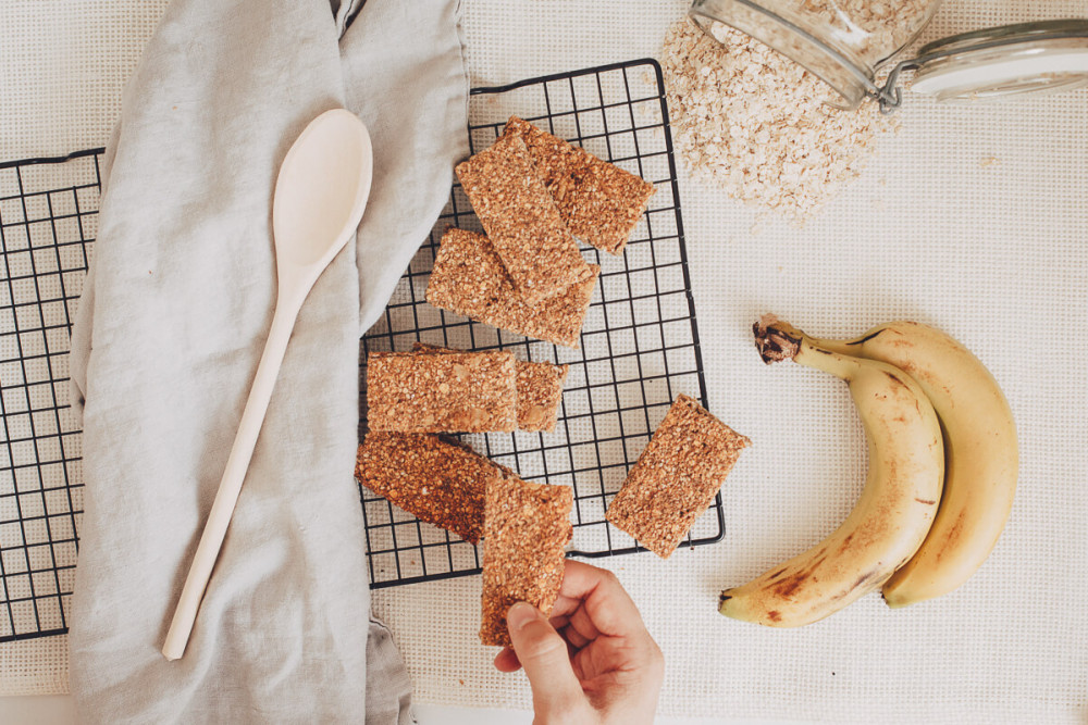Power to go: die weltbesten Hafer-Banane-Riegel