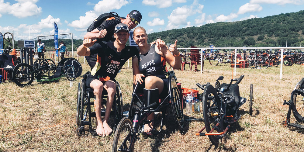 Paratriathletin Christiane Reppe stellt vor: Benjamin Lenatz