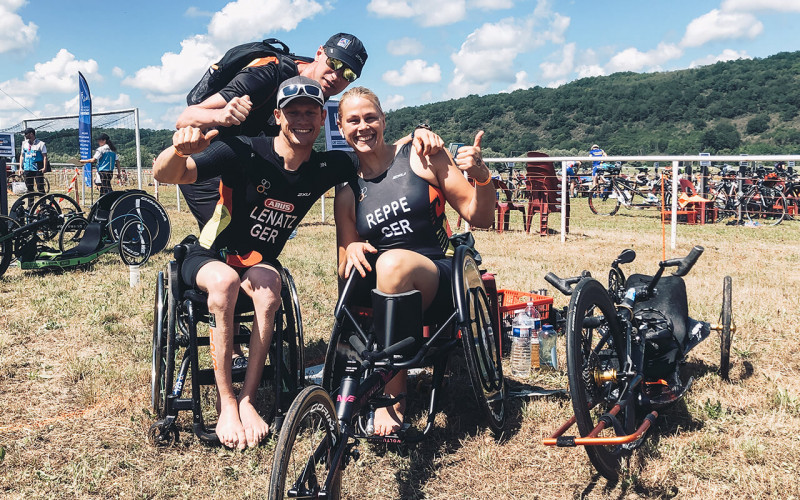 Paratriathletin Christiane Reppe stellt vor: Benjamin Lenatz
