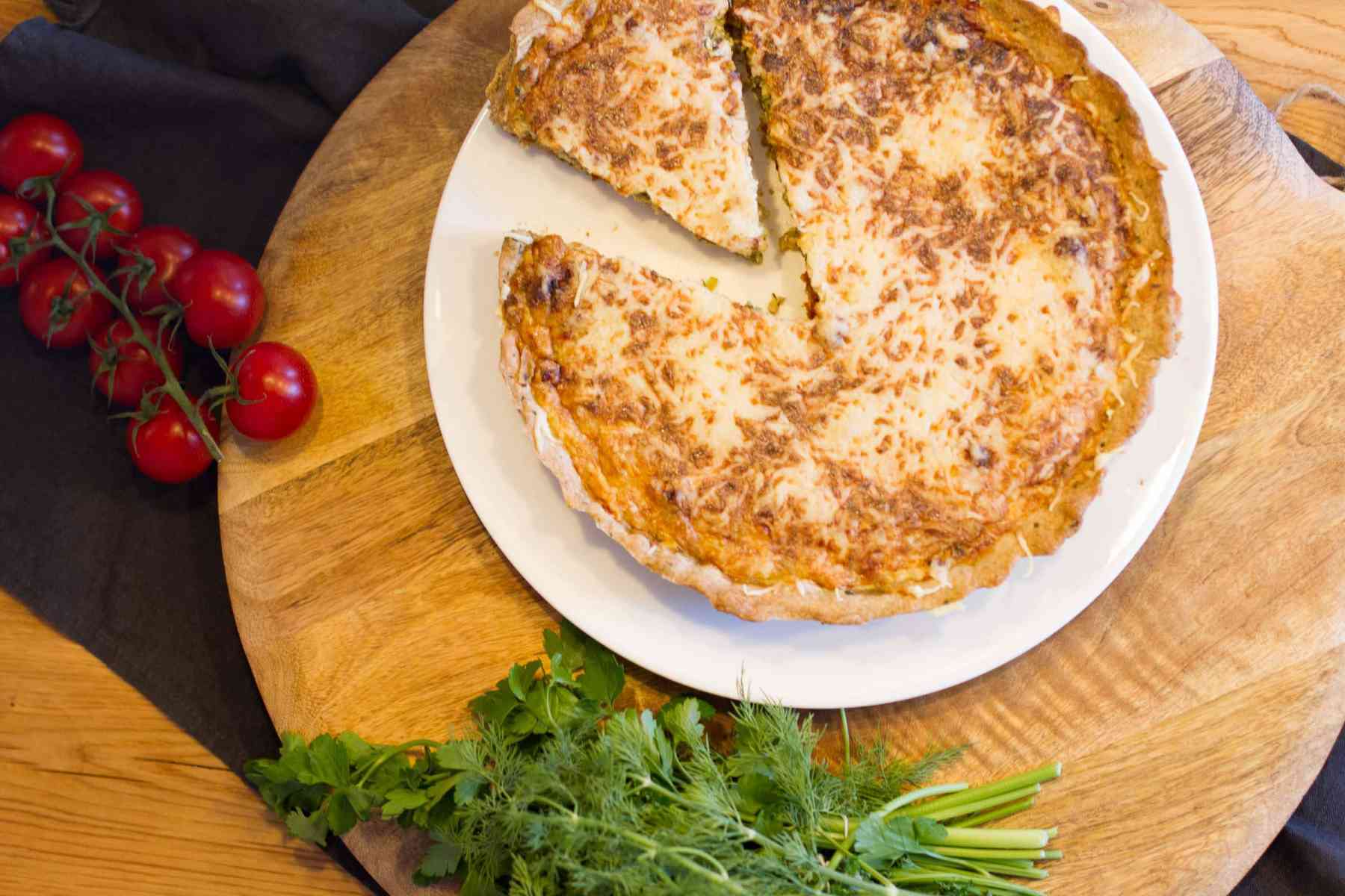 Rezept-Tipp: vegetarische Kräuter-Quiche