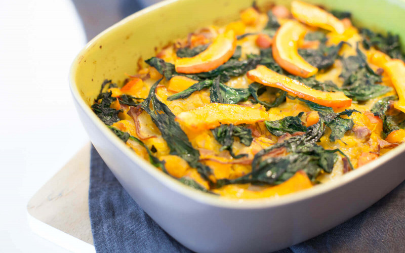Die besondere Mahlzeit: Herbstliche Kürbis-Lasagne mit Pfiff