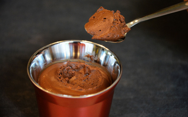 Schokoladenmousse aus nur zwei Zutaten