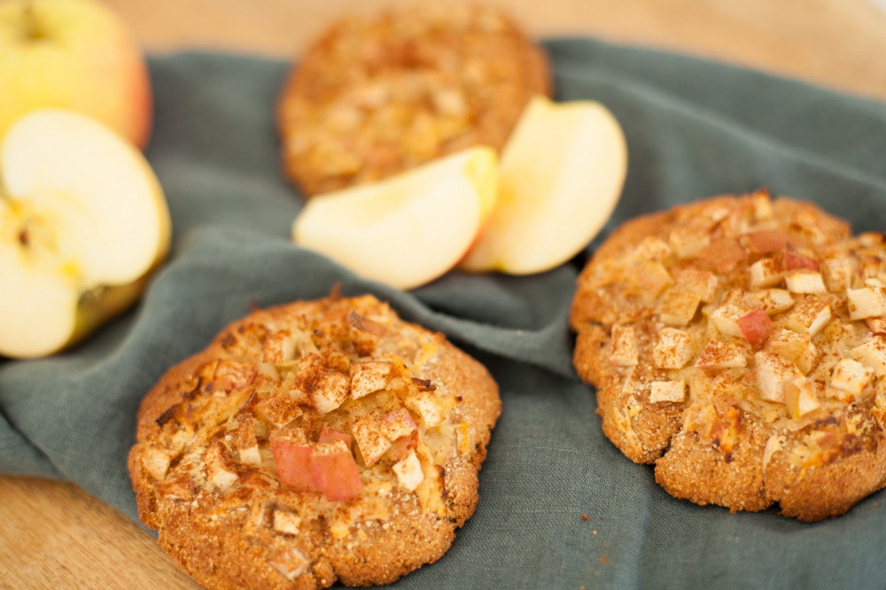 Goodbye, summer! Herbstliche Apfel-Taler mit Zimt