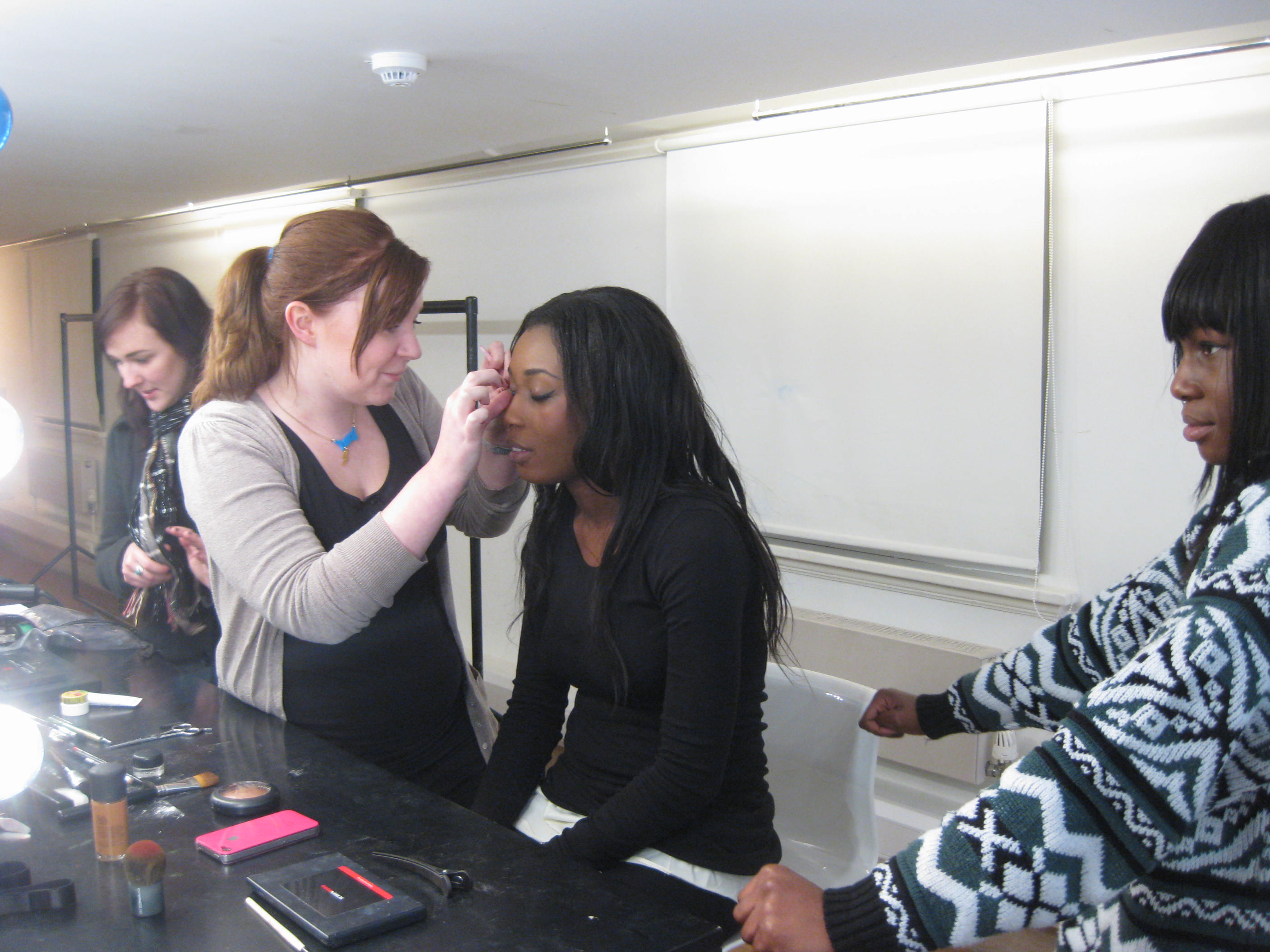 Behind the scenes on the Tatty Devine Name Necklace shoot