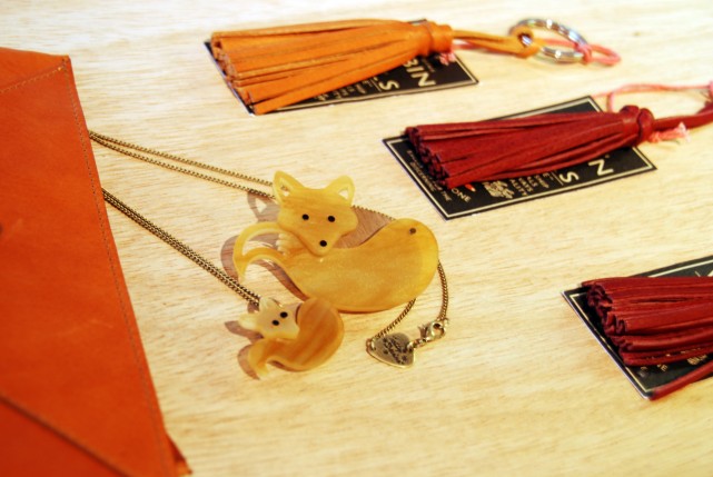 Tatty Devine Fox Necklaces at Aubin and Wills