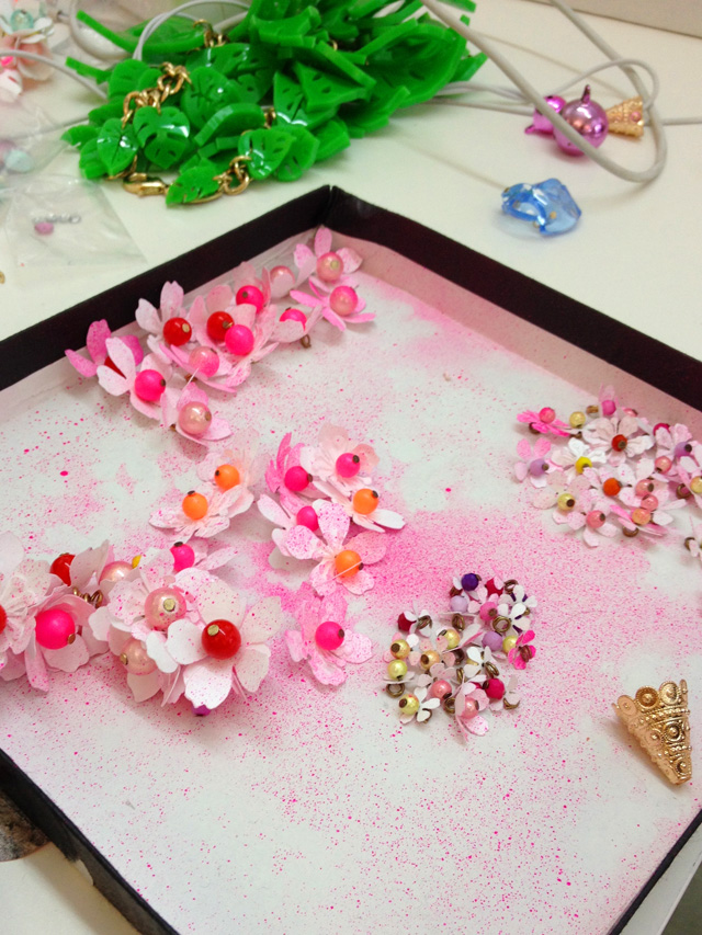 Tatty Devine Acid Cherry Blossom Jewellery