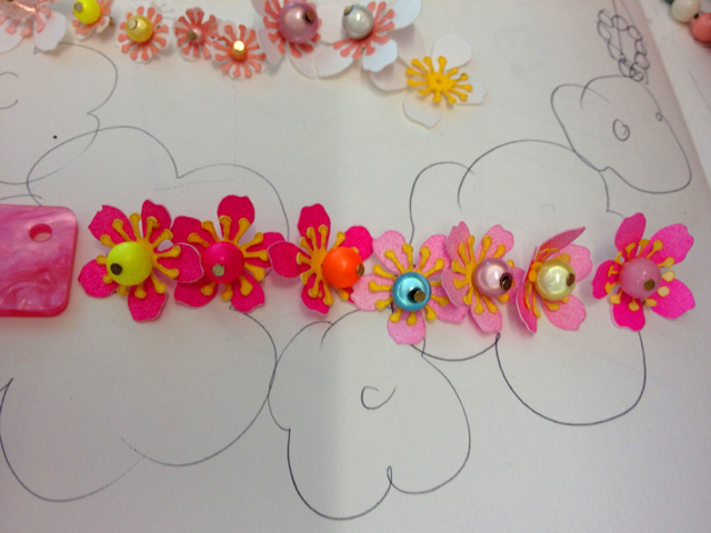 Tatty Devine Acid Cherry Blossom Jewellery