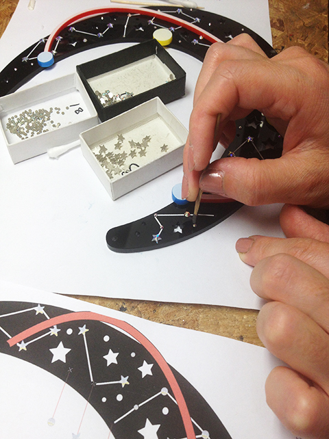 Tatty Devine Sky Lab Astronomy Necklace