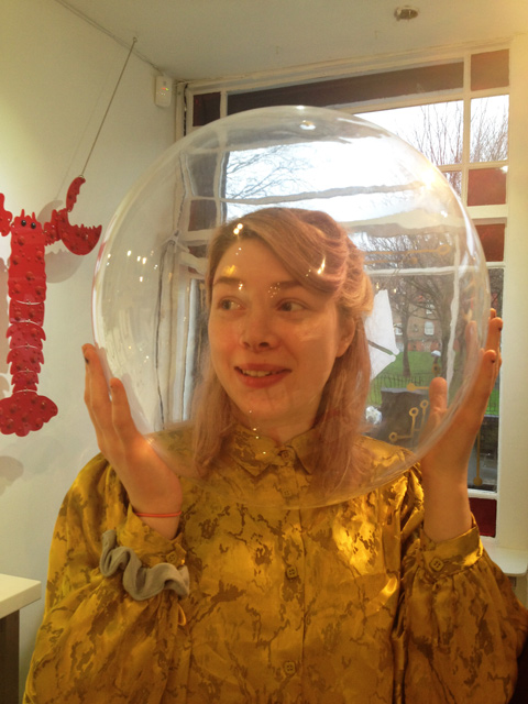 Tatty Devine's Laura at the Brick Lane store