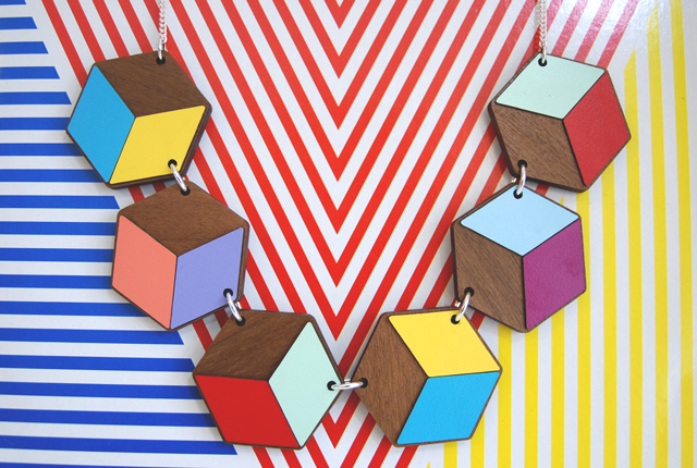 Tatty Devine Geometric Link Necklace Autumn Winter 2014