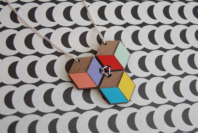 Tatty Devine Geometric Necklace Autumn Winter 2014