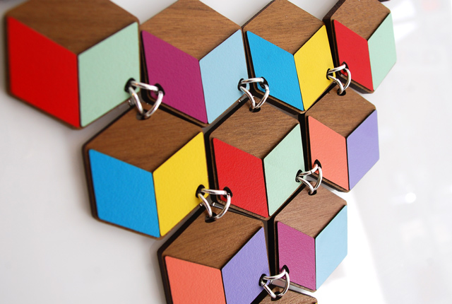 Tatty Devine Geometric Statement Necklace Autumn Winter 2014