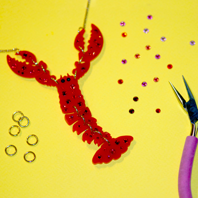 Tatty Devine Lobster Necklace Workshop