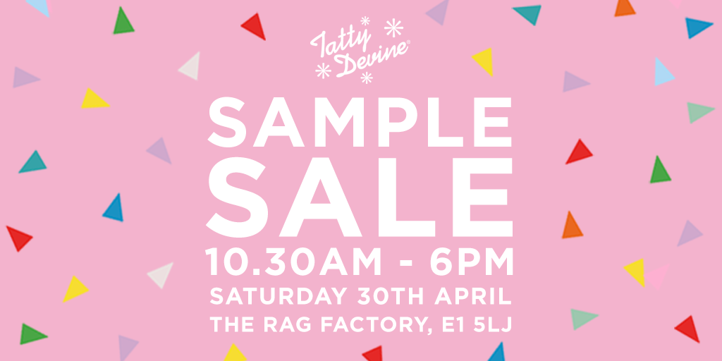 our sample sale is