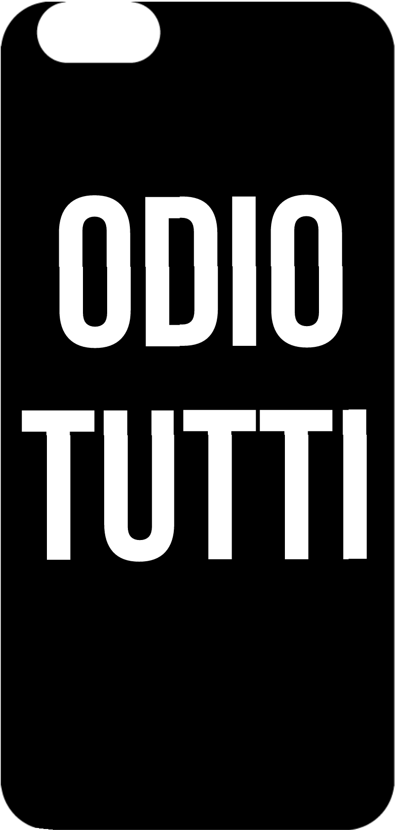 odio tutti maglietta