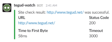 Slack Result