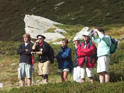 groupe de randonneurs