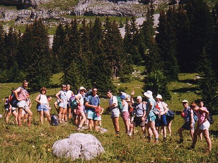 groupe de randonneurs