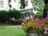 le parc de l'hôtel