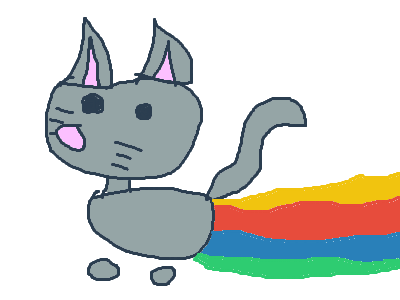 nyan cat -cat of adopt me-